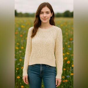 Lucky Brand 100% Cotton Sweater